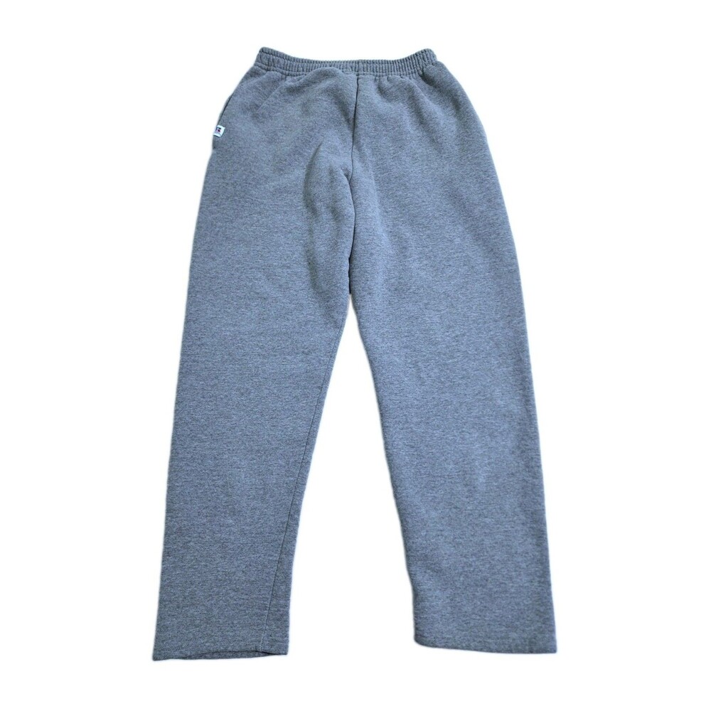 Russell Athletic Sweatpants Men's Medium Gray Gym Run Workout Drawstring Lounge